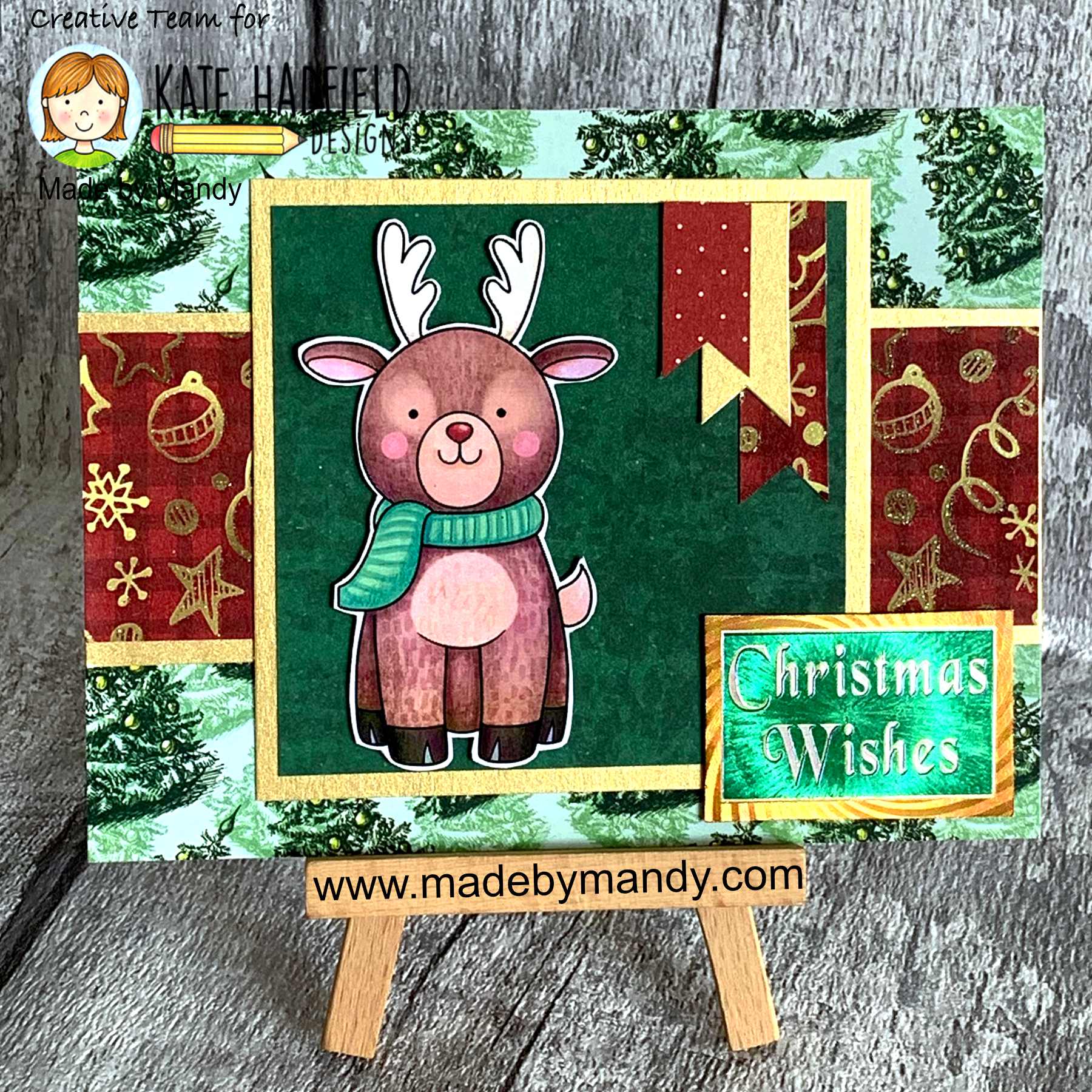 Jolly Holly Reindeer by Made By Mandy Jolly Holly Reindeer
